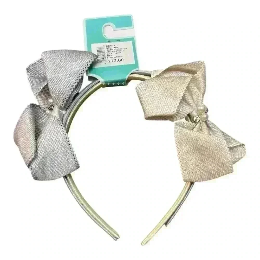 Capelli of New York Kids Accessories Set - Silver and Pink